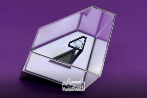 نمونه اولیه لنز تماسی هوشمند XPANCEO با فناوری نمایشگر